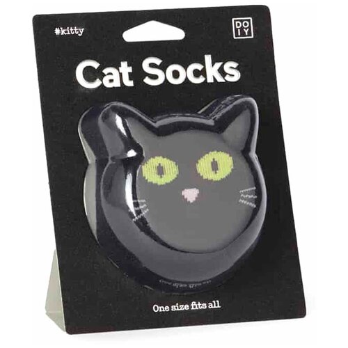 фото Носки doiy cat socks - black