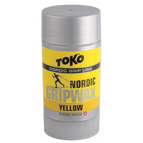 фото Мазь держания toko nordic grip wax yellow (0°с -2°с) 25 г.