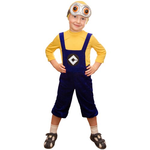 фото Карнавальный костюм для детей элит классик миньон мальчик детский, 26 (110 см) elite classic,элит классик