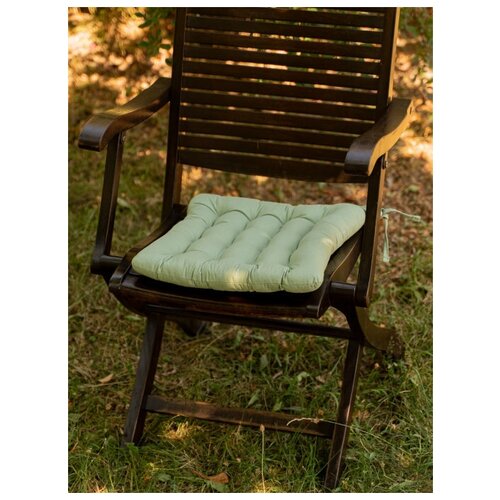 фото Bio-line / подушка на стул/ подушка на стул с завязками/подушка декоративная/ сидушка на стул/хлопок/35*37 см