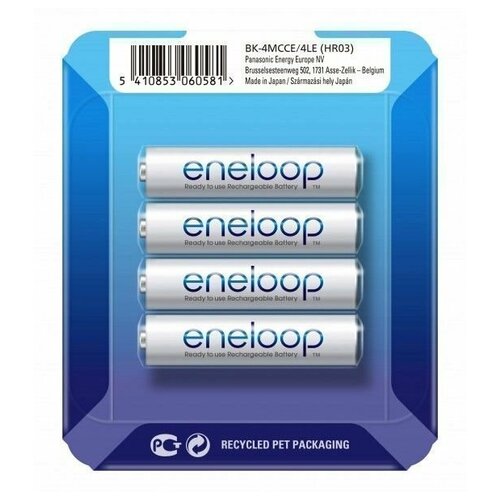 фото Аккумуляторы ааа еneloop panasonic bk-4mcce/4le 750mah bl4