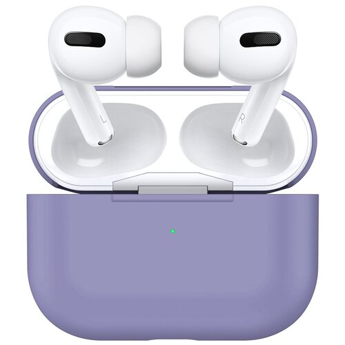 фото Чехол силиконовый для airpods pro (9), лавандовый, a+ китай