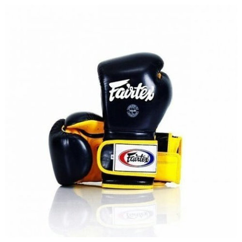 фото Боксерские перчатки fairtex bgv9 чёрные (12 унций)