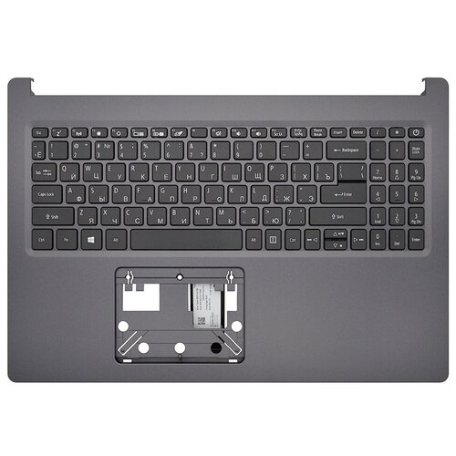 фото Клавиатура для ноутбука acer aspire 3 a315-55g черная топ-панель