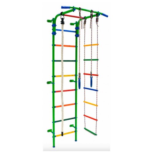фото "детский спортивный комплекс start 3 ""формула здоровья"" green/rainbow"