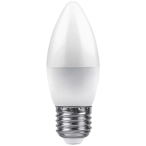 фото Лампа светодиодная led 6вт е27 белый матовая свеча feron.pro osram (lb-1306)