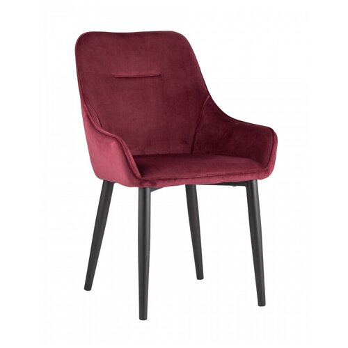 фото Стул stool group диана велюр бордовый, обивка мебельный велюр