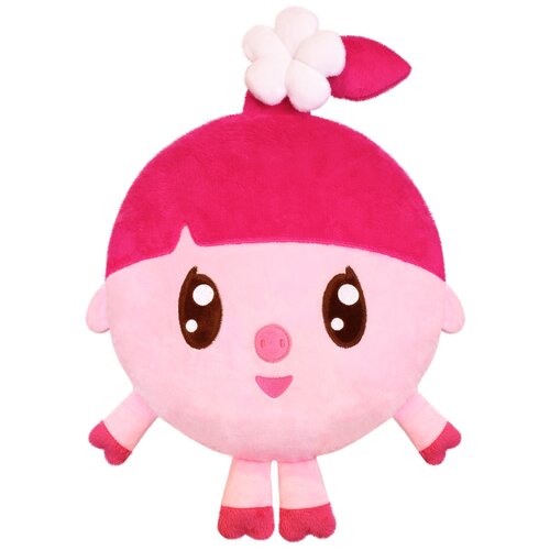 фото Игрушка-подушка мякиши малышарики нюшенька, 45 см, розовый