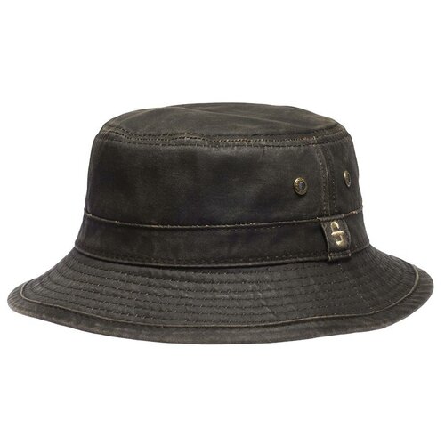 фото Панама stetson арт. 1891102 bucket cotton (коричневый), размер 57