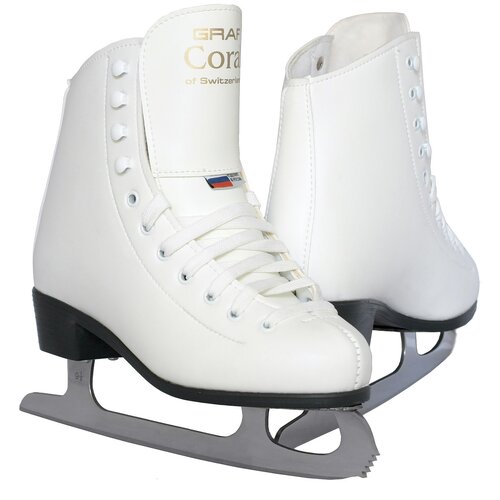 фото Коньки фигурные graf coral белые р-р 41 grafskates ag