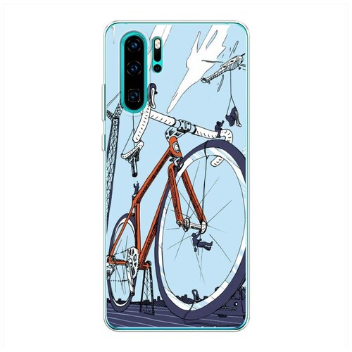 фото Силиконовый чехол "хобби велосипед 10" на huawei p30 pro / хуавей п30 про case place
