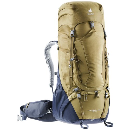 фото Рюкзак туристический deuter aircontact pro 60+15 (цвет: clay-navy)