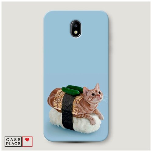 фото Чехол пластиковый samsung galaxy j5 2017 кот суши case place