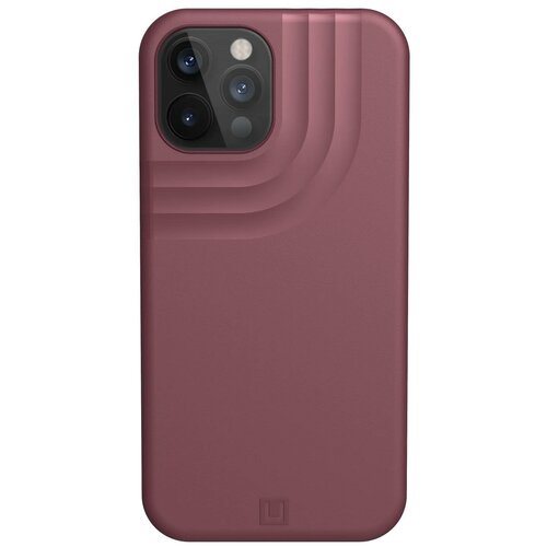 фото Чехол uag u anchor (11234m314747) для iphone 12 pro max (aubergine)