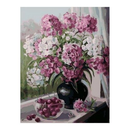 фото Картина по номерам на холсте paintboy "мамины любимые цветы (худ. воробьёва ольга)", 40х50 см, pk-79031