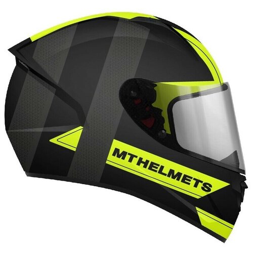 фото Шлем mt stinger affair a3 (xxl, matt fluo yellow) mt helmets