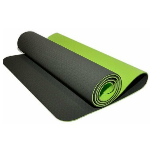 фото Коврик гимнастический / коврик для йоги tpe, 183 x 61 x 0,6 см, зелёный torres