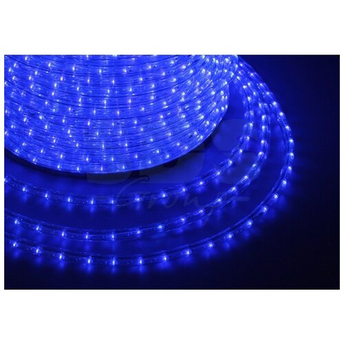 фото Дюралайт neon-night 121-123 led постоянное свечение (2w) - синий бухта 100м, катушка