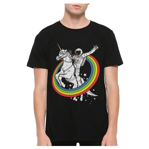фото Футболка dream shirts космический ковбой размер m, черный