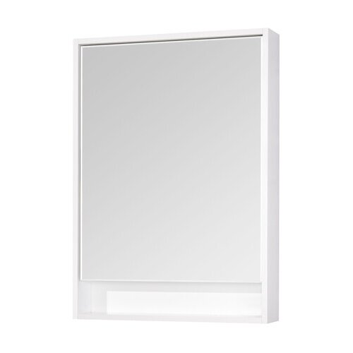 фото Акватон зеркальный шкаф aquaton капри 60 белый глянец 1a230302kp010