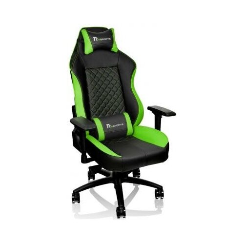 фото Tt esports кресло компьютерное игровое thermaltake gt comfort c500 черно-зеленый gc-gtc-bglfdl-01