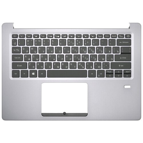 фото Клавиатура для ноутбука acer swift 1 sf114-32 топ-панель серебро с подсветкой