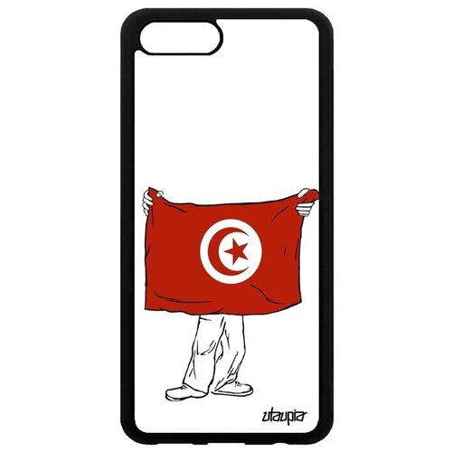 фото Чехол для мобильного honor v10 / view 10, "флаг туниса с руками" патриот путешествие utaupia
