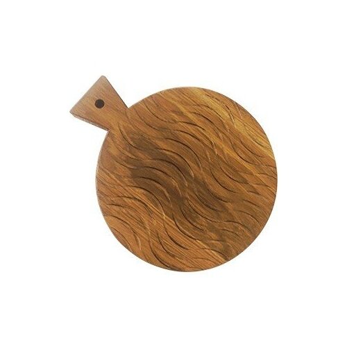 фото Доска для подачи круглая с ручкой(5см) (ppwood)