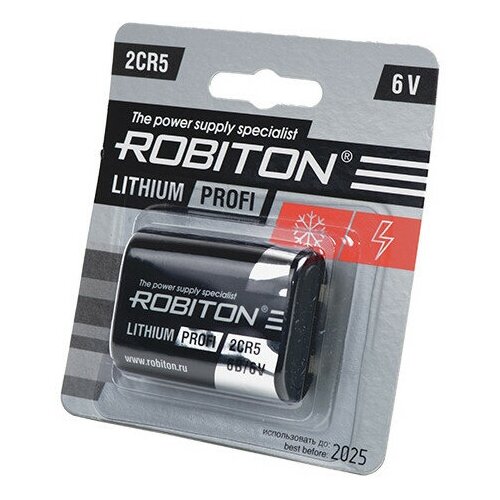 Батарейка 2CR5 - Robiton Profi R-2CR5-BL1 13261 батарейка 2cr5 ansmann bl1 1 штука 5020032