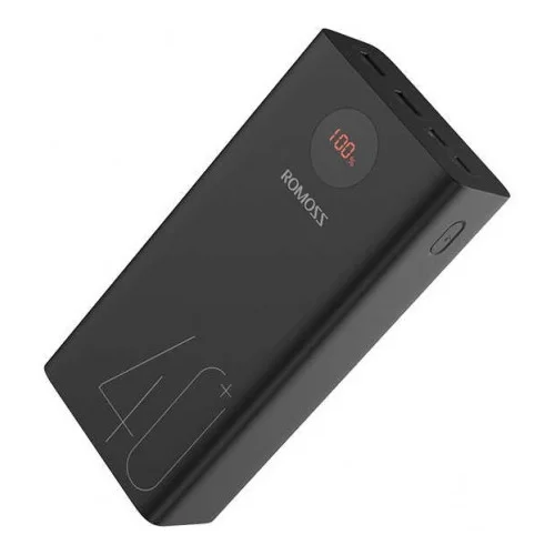 фото Портативное зарядное устройство romoss zeus 40000 mah black