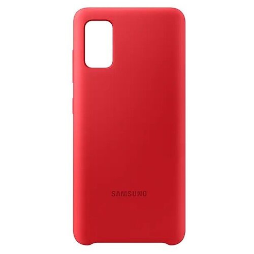 фото Чехол samsung silicone cover galaxy a41 красный