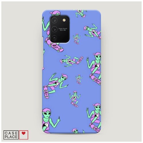 фото Чехол пластиковый samsung galaxy s10 lite ayy lmao скейтер case place