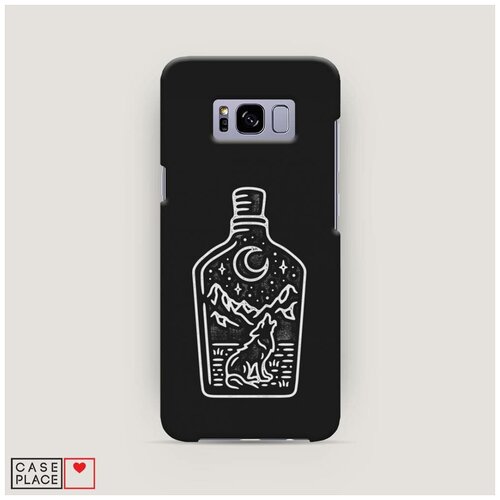 фото Чехол пластиковый samsung galaxy s8 бутылка арт case place