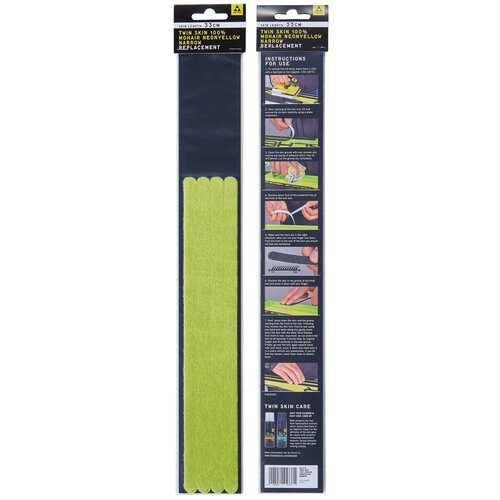 фото Камус fischer twin skin mohair neon 37, 4 шт. yellow