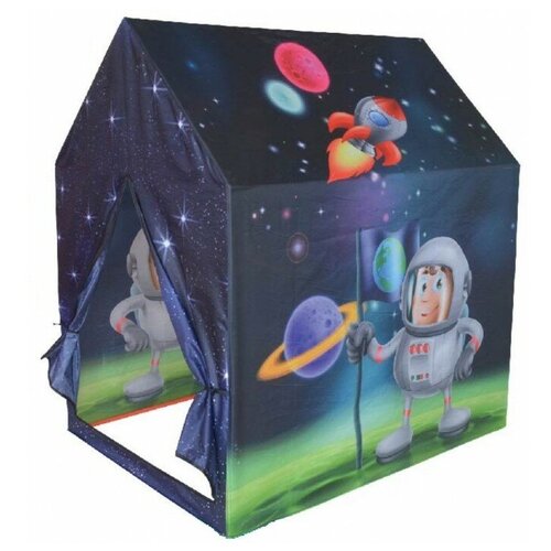 фото Детская палатка игровой домик космическая станция