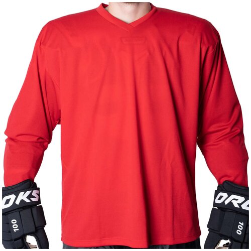 фото Хоккейный свитер (джерси) детский oroks, размер: m, красный oroks х декатлон decathlon