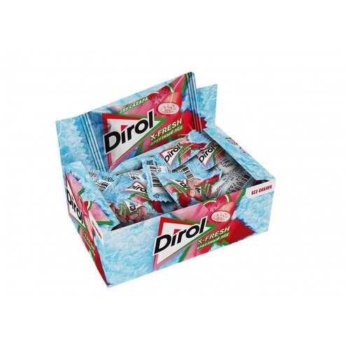 фото Жевательная резинка dirol x-fresh арбузный лед,без сахара, 100штx2г/уп dirol cadbury