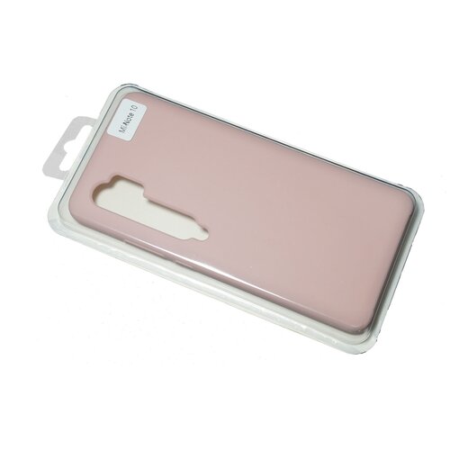 фото Чехол- накладка для xiaomi mi note 10 silicone case nl светло- розовый (18)