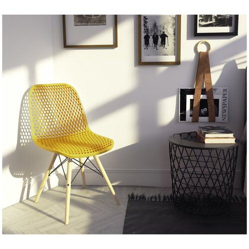 фото Стул loftyhome linden yellow vc1017w-y-01