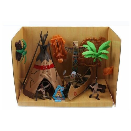 фото Игровой набор keyly toys 0805-1 "индейское племя"