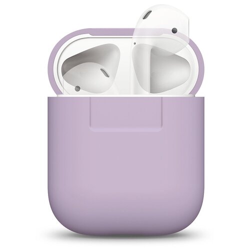 фото Чехол elago для airpods silicone case lavender