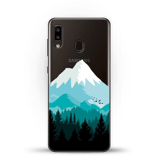 фото Силиконовый чехол снежные горы на samsung galaxy a20 andy & paul