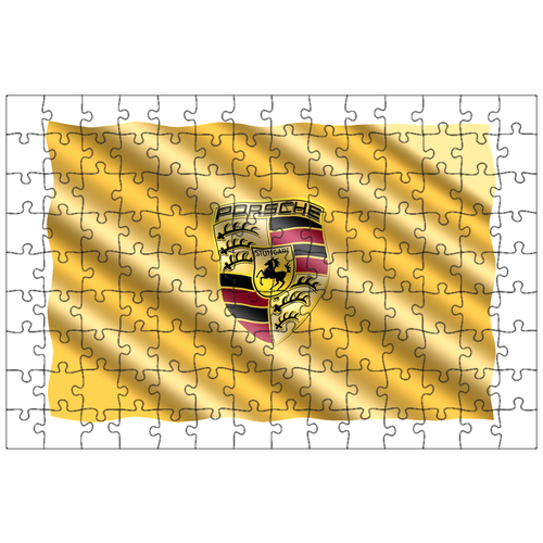 фото Магнитный пазл 27x18см."марка автомобиля, знамя, флаг" на холодильник lotsprints
