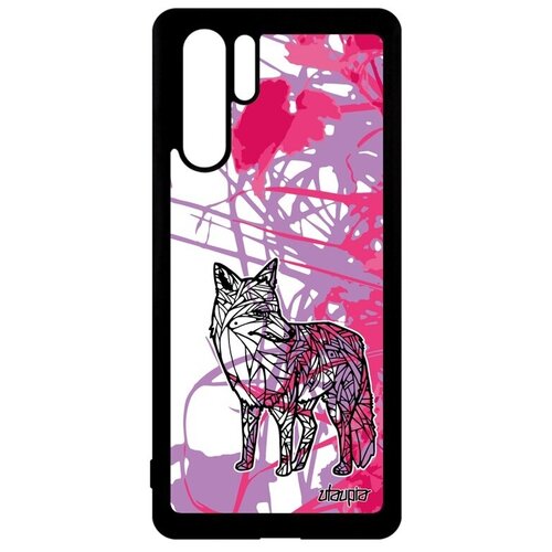фото Качественный чехол на телефон // huawei p30 pro // "лиса" охота fox, utaupia, розовый