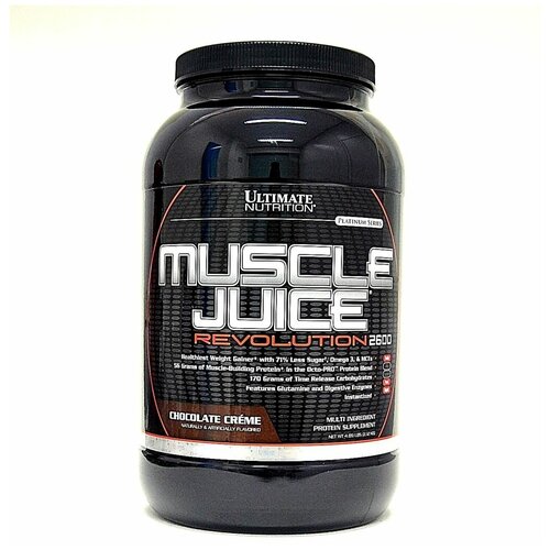 фото Гейнер ultimate nutrition muscle juice revolution 2.13 kg, cookies n cream, изолейцин, глутамин, валин (bcaa)
