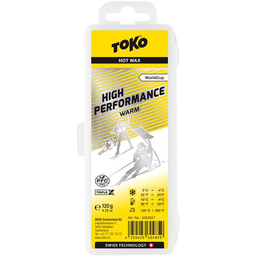 фото Мазь для лыж toko high performance, warm