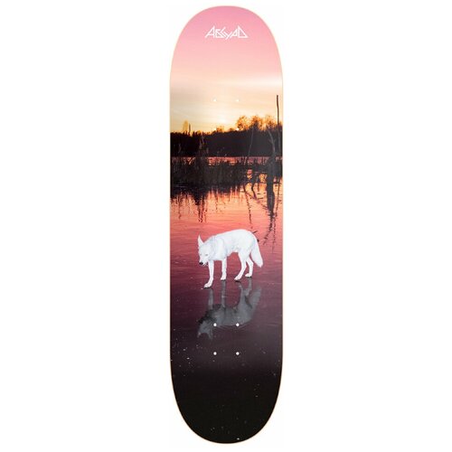 фото Дека для скейтборда абсурд x batrakov dog 8.25 дюйм 2021 (8.25 дюйм) абсурд skateboards