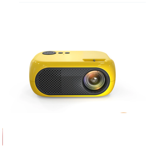 фото Мультимедийный мини-проектор 1080p full hd led lcd (желтый) excelvan