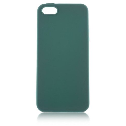 фото Чехол для apple iphone 5\5s\se brosco colourful темно-зеленый