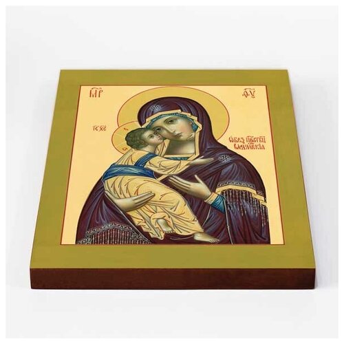 фото Владимирская икона божией матери, доска 20*25 см соборъная лавка